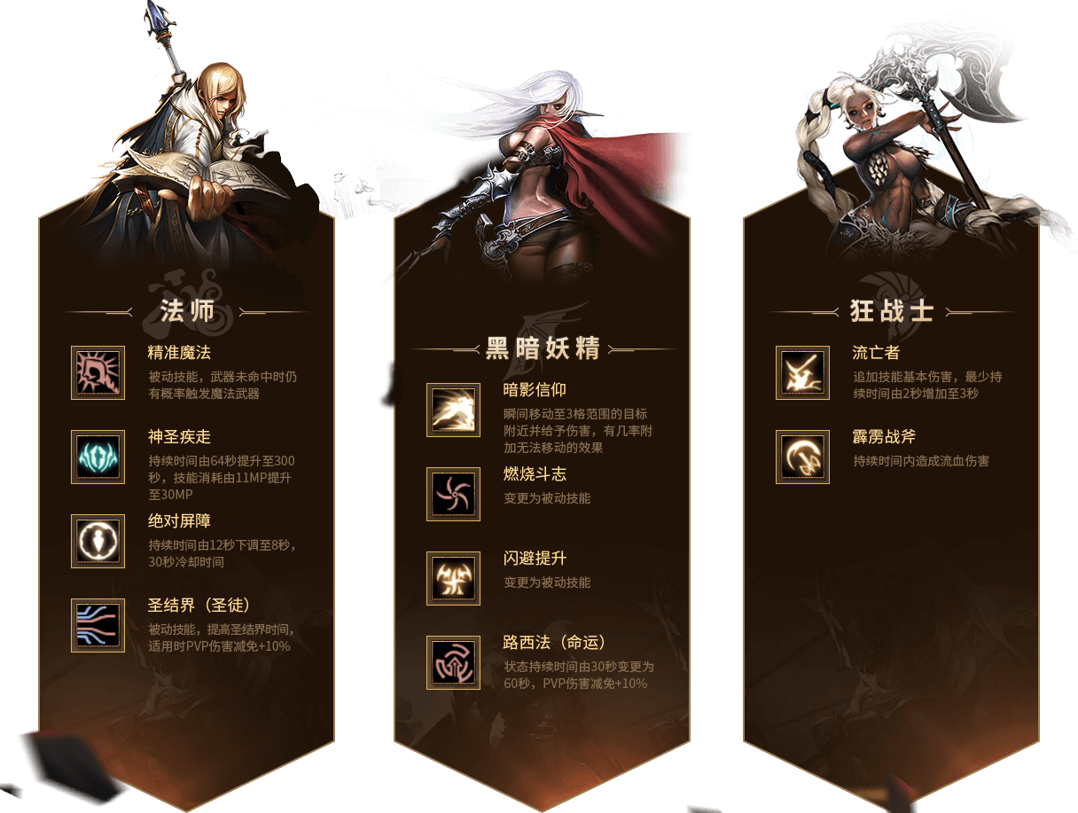 클래스 스킬 조정 · 2차